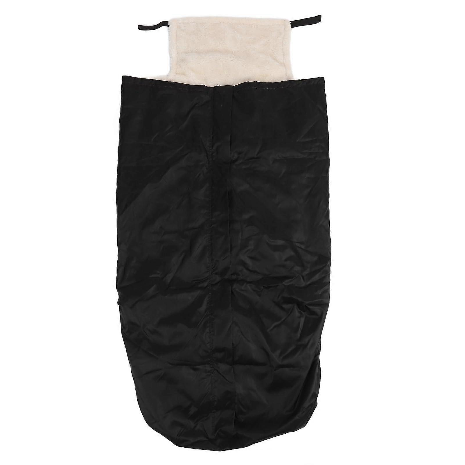 Wheelchair Blanket with Zipper, Windproof Double Layer, Thick Lambsfaux wool Lining for Winter