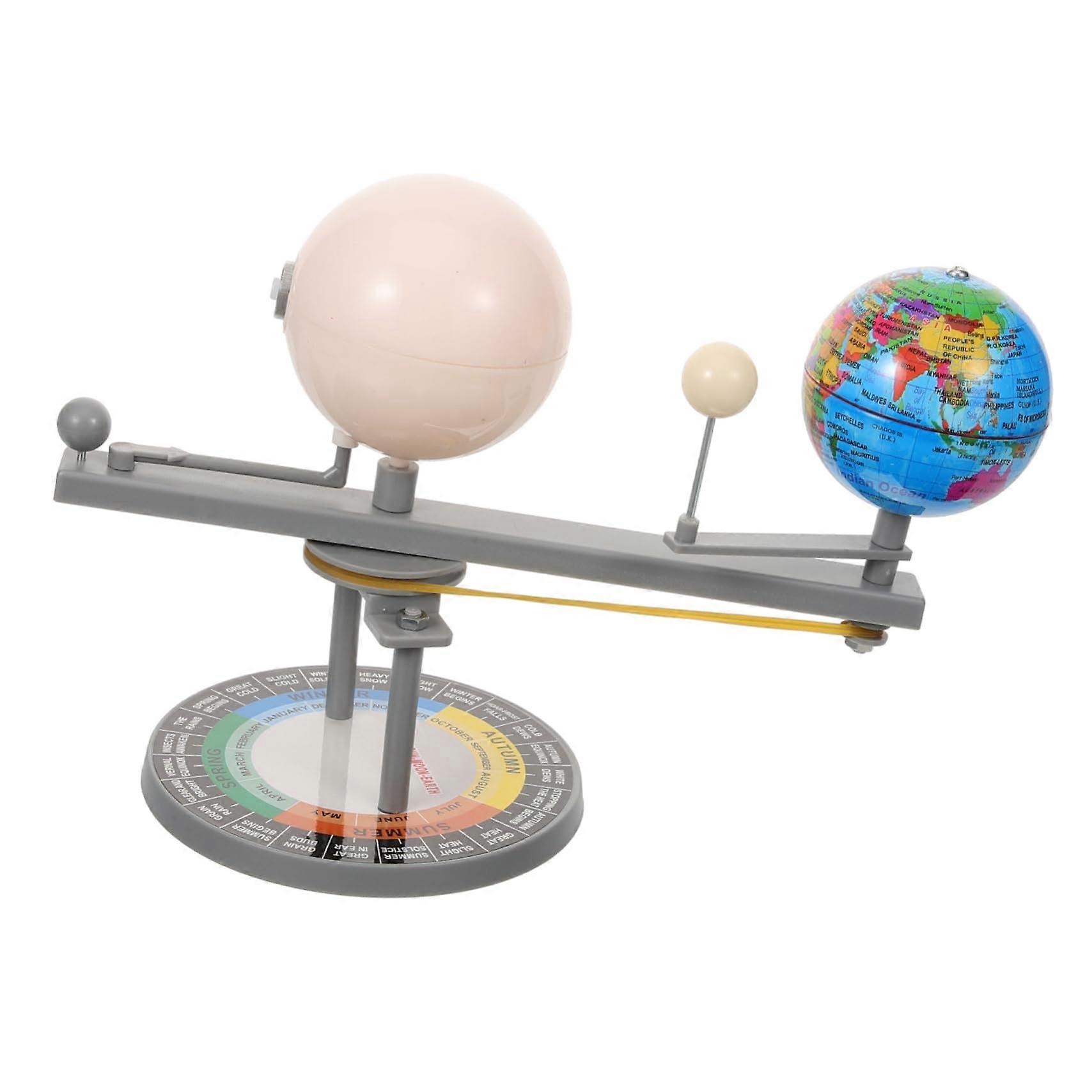 Solar System Model with 3D Eclipse Simulation, Sun Earth Moon Orbital Teaching Kit for Classroom