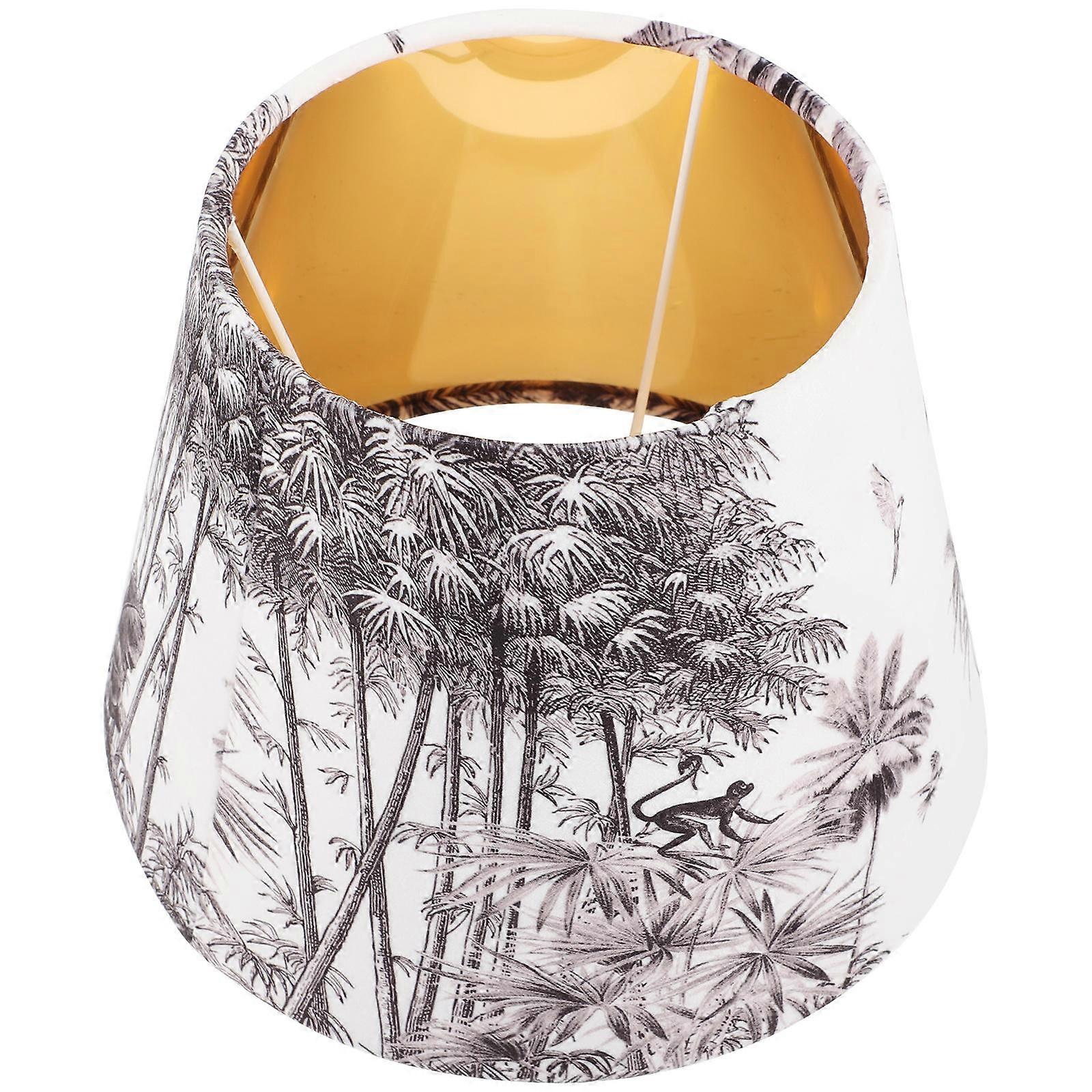 Grey Replacement Cloth Lamp Shade for Table Light Lamp Use