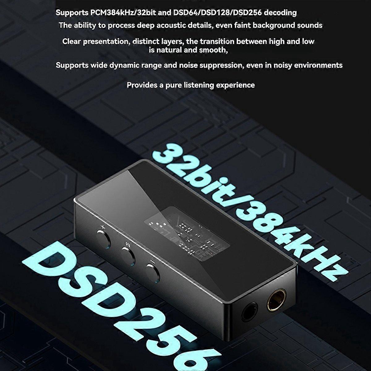 HIFI Digital Audio Converter Decoder 384KHz Dual Chip Amplifier