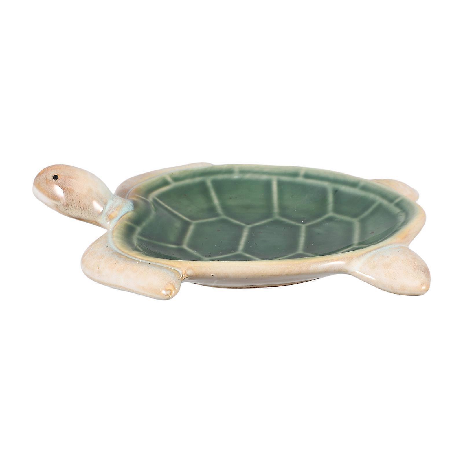 Turtle Decorative Bowl Ceramic for Storage Use Multifunctional Turtle Plate