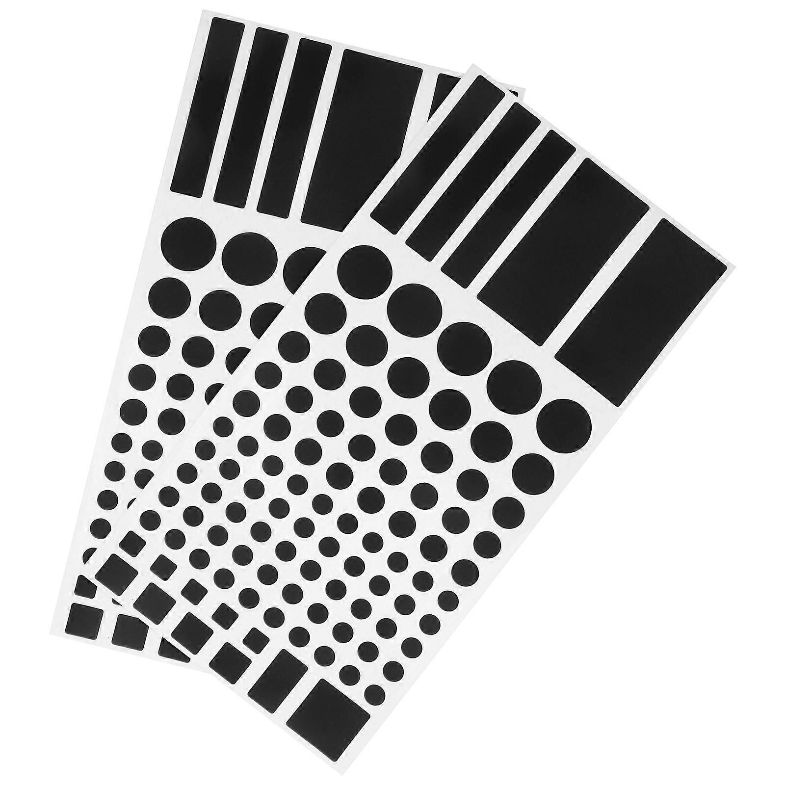 LED Light Blocking Sticker PVC Sheets for Use 10 Sheets Black