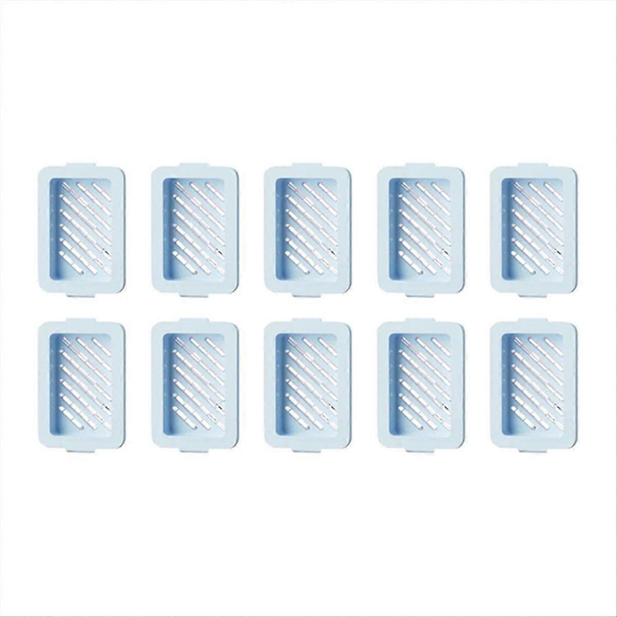 High elastic mesh soap bubble box, mesh foaming soap box, Blue