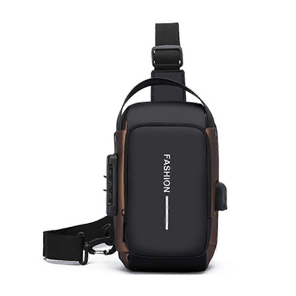 Multi Functional Password Lock Large Capacity Chest Bag Portable Commuting Bag