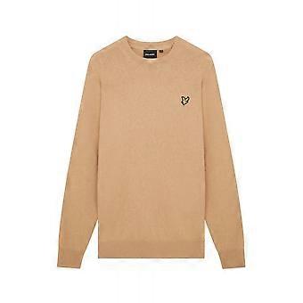 Lyle & Scott Uomo | Kn400vc Maglione girocollo in cotone lavorato a maglia Merino