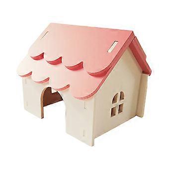 Hamster House Leketøy Kjæledyr Små Dyr Gjemmested Hut Med Porøs Design Ventilert Trygt Hekkested For