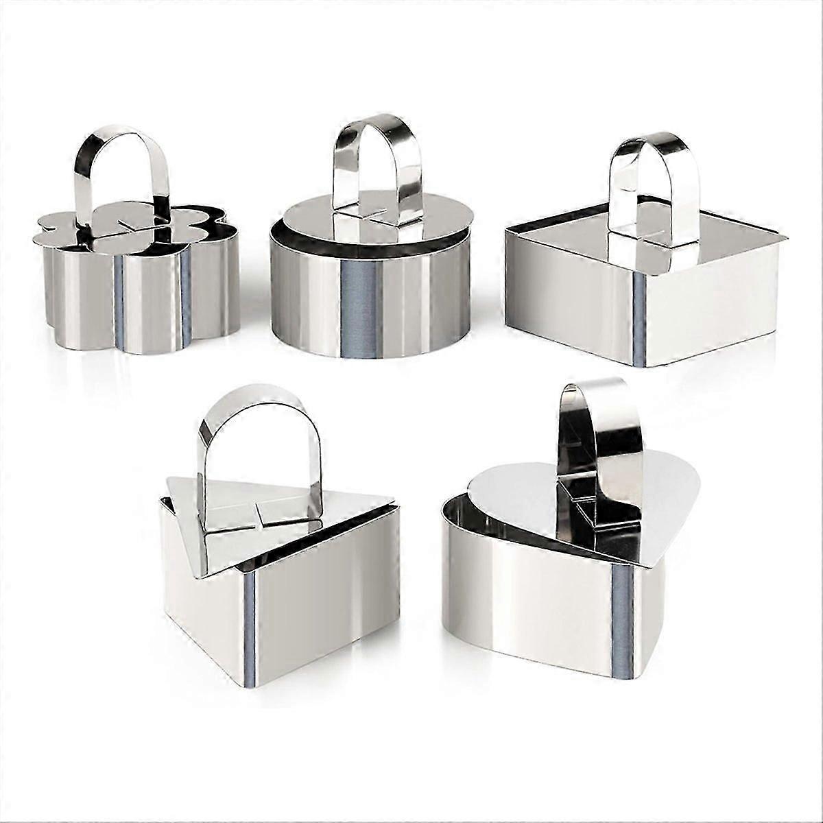 Stainless Steel Mousse Ring Cake Mold Tools Kitchen Bakeware