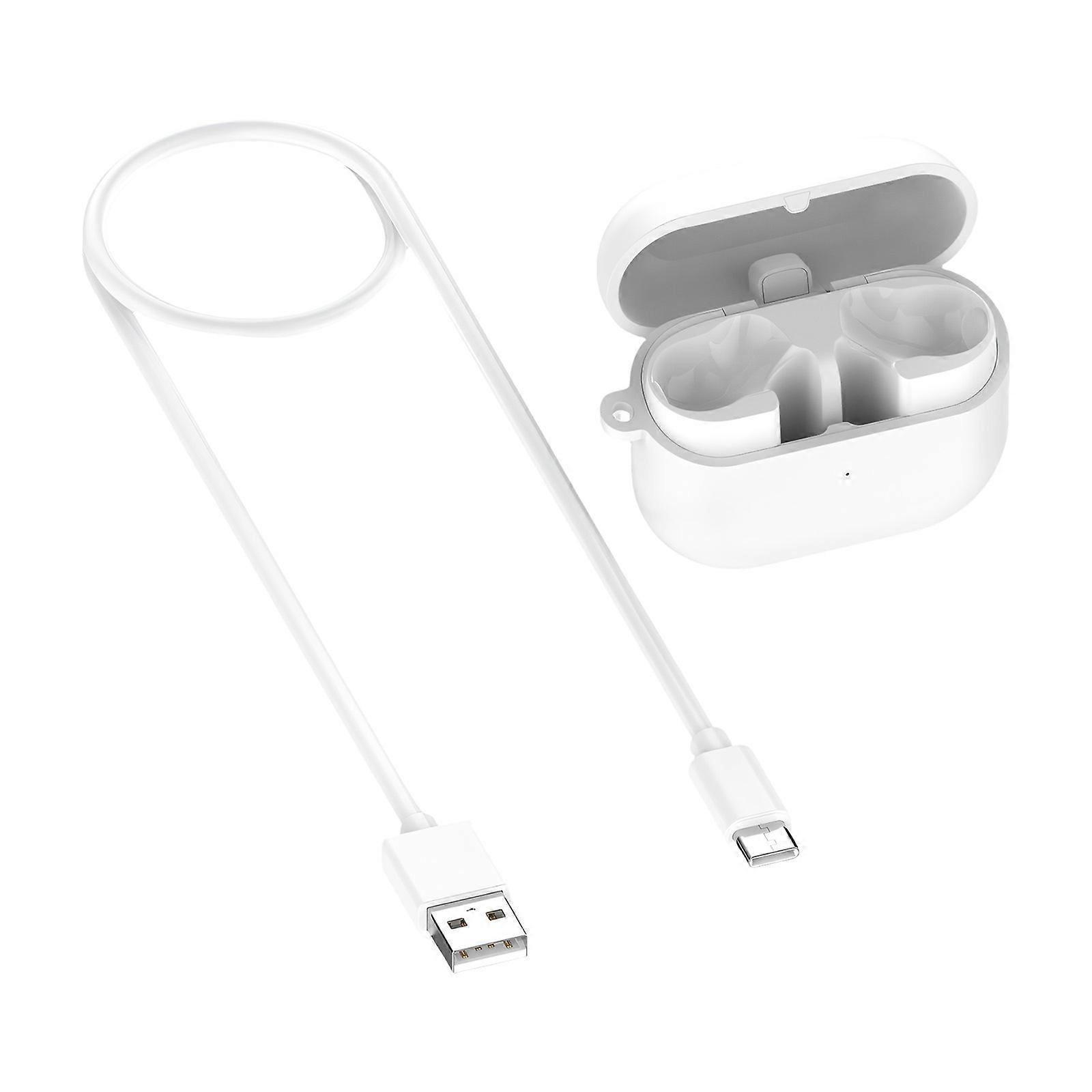 Scratch Resistant ABS Charging Station Case Suitable For Buds 3 FE R420 Secure Storage And Quick Charging Functionality  White