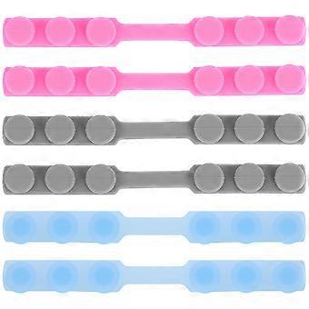 6 stks Masker Haken Masker Verlenging Gespen Verstelbare oorhaken (willekeurige kleur)