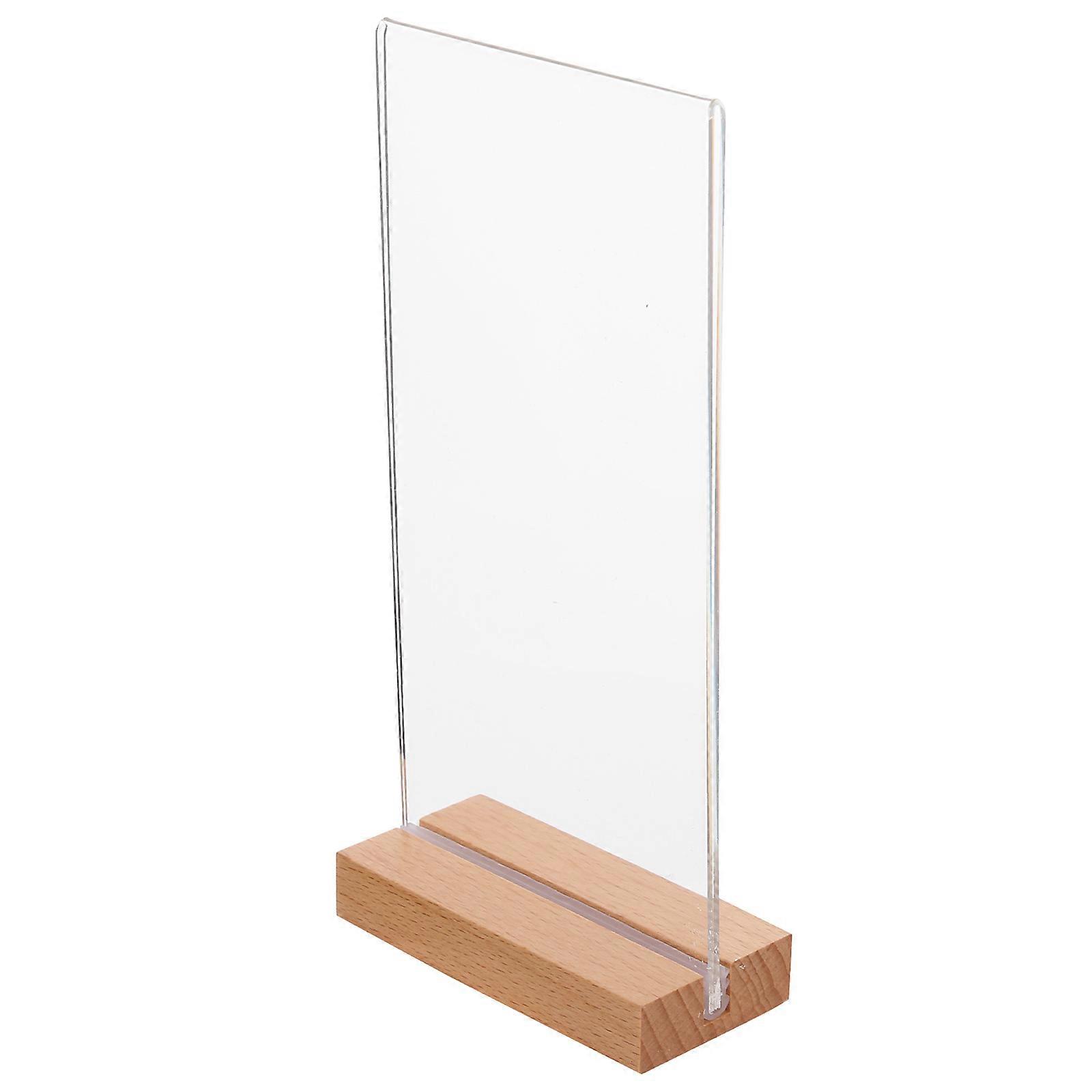 Acrylic Menu Display Stand for Table Note Holding 1Set