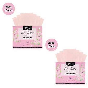 Flashactie - 100 stuks/set gezichtsdoekjes met olieverwijderende werking, matte gezichtsdoekjes voor oliecontrole, olieabsorberende gezichtsreiniging, beauty- en make-uptools en accessoires