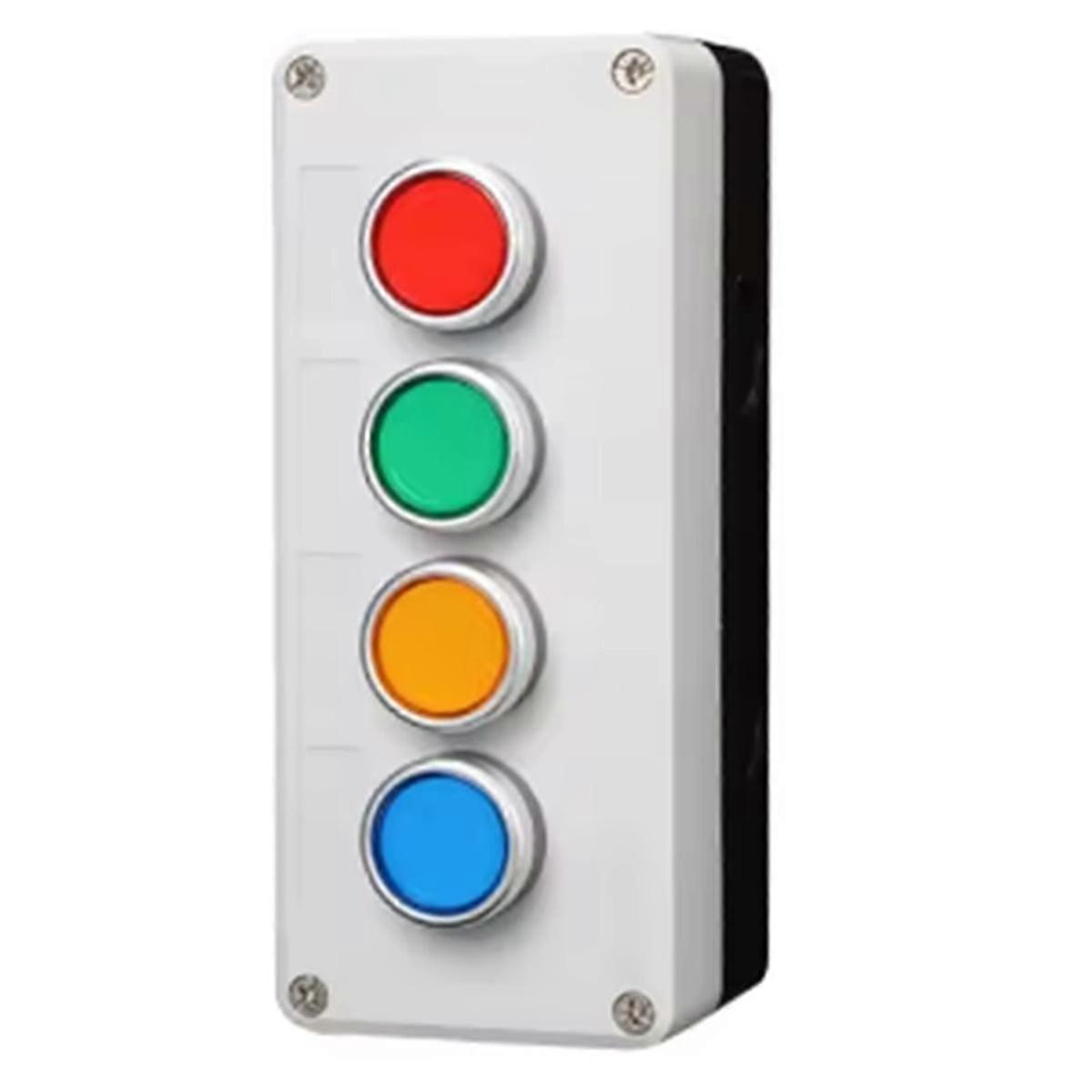 Self-Reset Momentary Waterproof Button Box Switch Emergency Stop Industrial Control Box