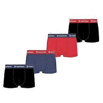 Sergio Tacchini Mens Boxer Shorts (Pack of 4)
