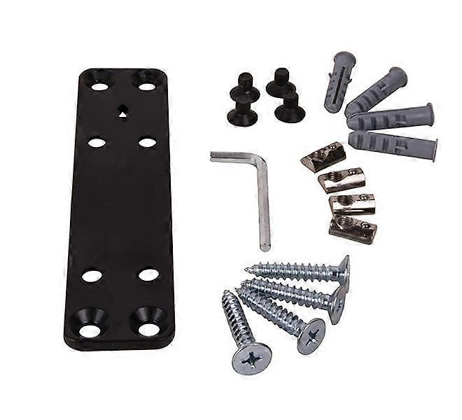B-Tech System X Rail Mounting Bracket - 5 mm Black