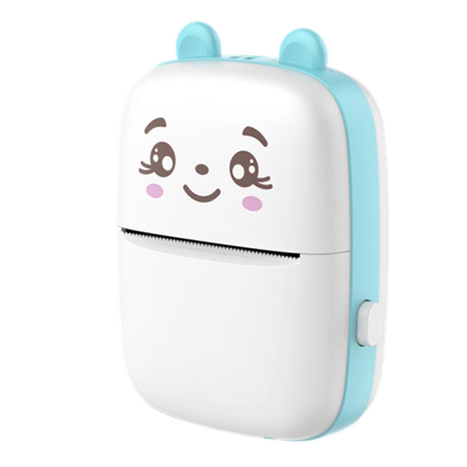 Mini Thermal Printer Compatible with Bluetooth Portable Chargable Wireless Printer Easy Operation-wfx