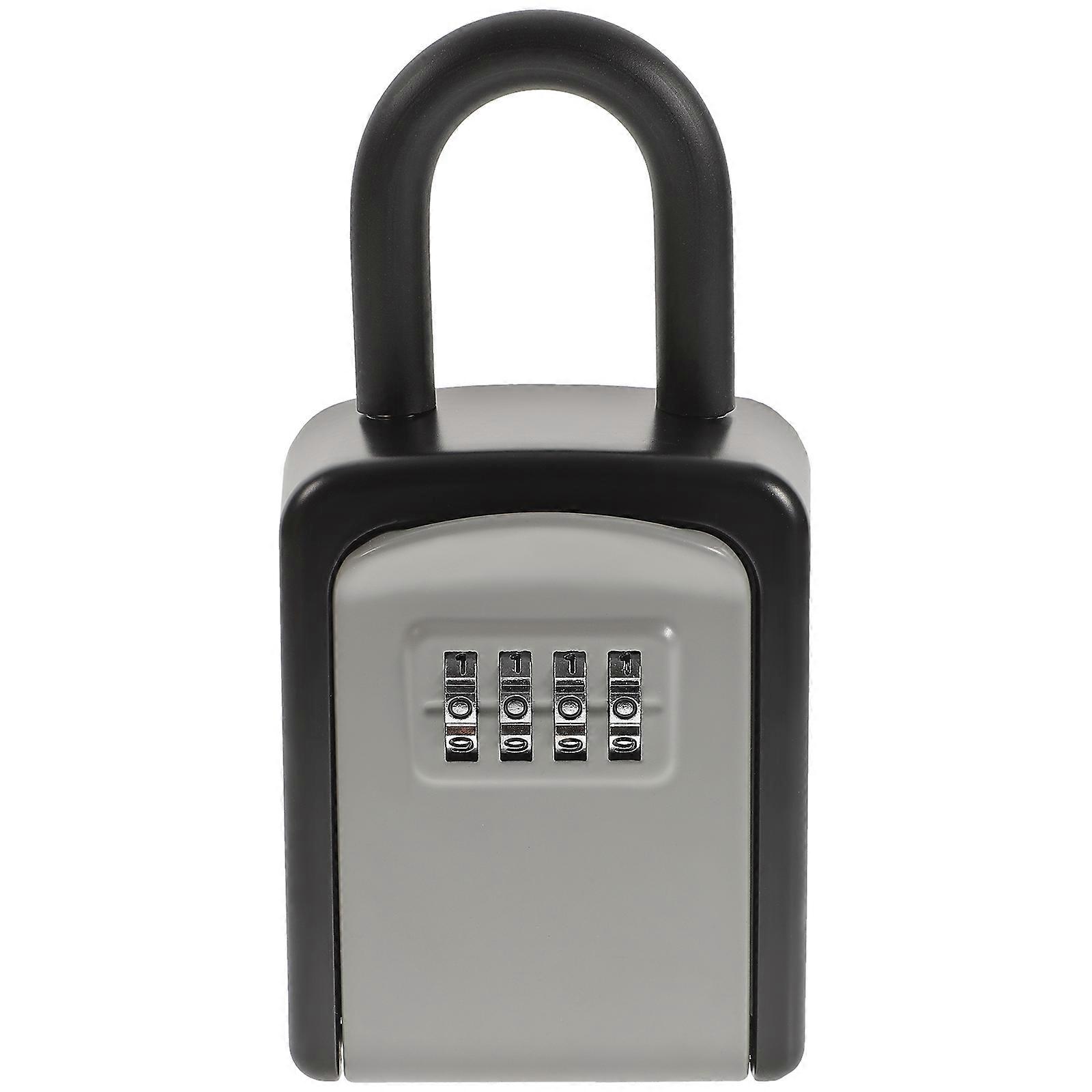 Portable Lock Box Wall Mounted Key Lock Box Resettable Code Security Key Lock Box