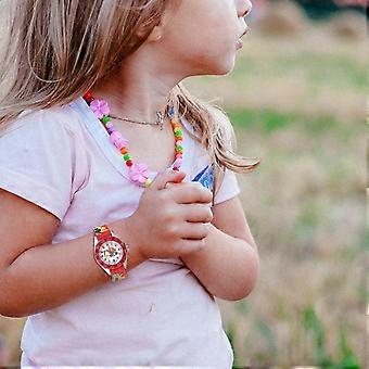 Red Children Quartz Electronic Watch Delivers Accuracy Kids Digital Watch