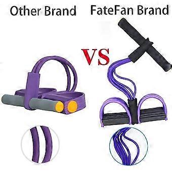 2024 Multifunction Tension Rope, 6-tube Elastic Yoga Pedal Puller Resistance Band, Natural Latex Tension Rope