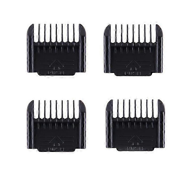 Electric Clipper Accessories,4Pcs Cut Clipper Limit Comb Guide Attachment Size Barber Replacement(3