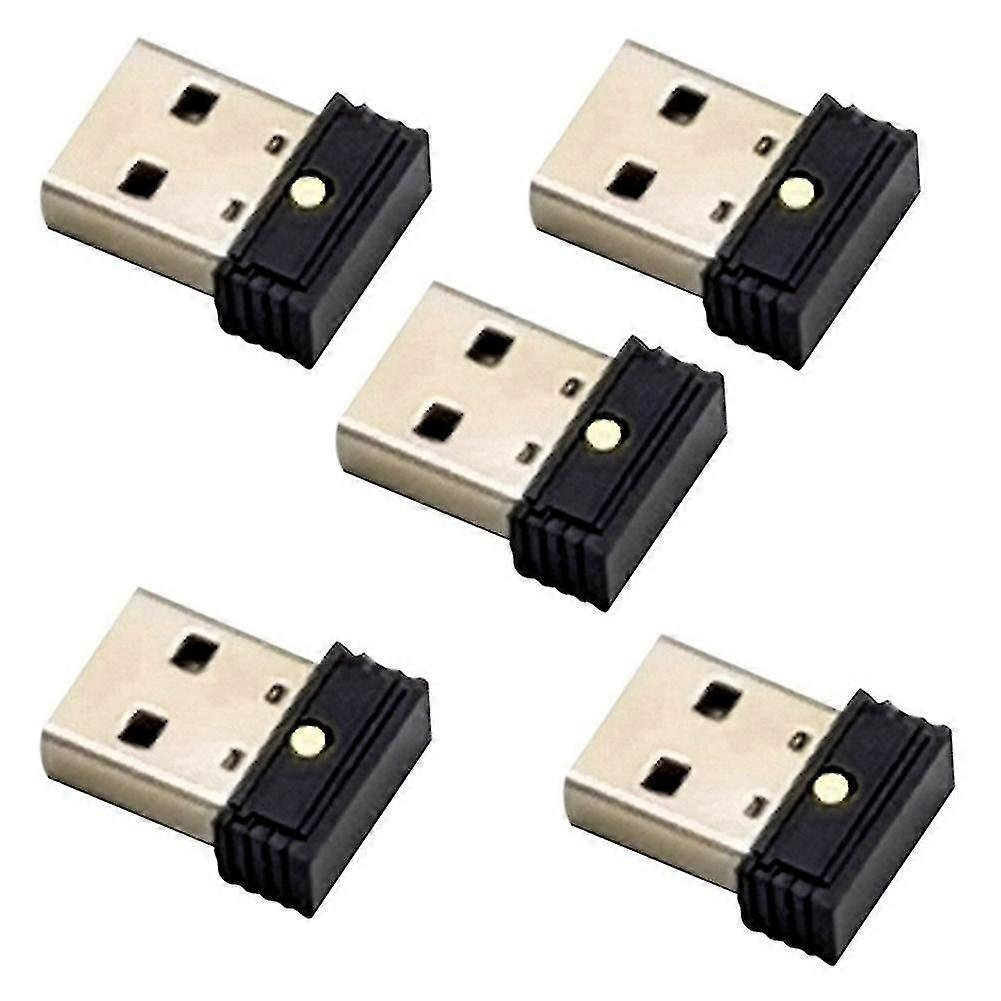 5pcs Usb Mouse Jiggler, Automatic Computer Mouse Mover Jiggler, Keeps Computer Awake, Mouse Movemen