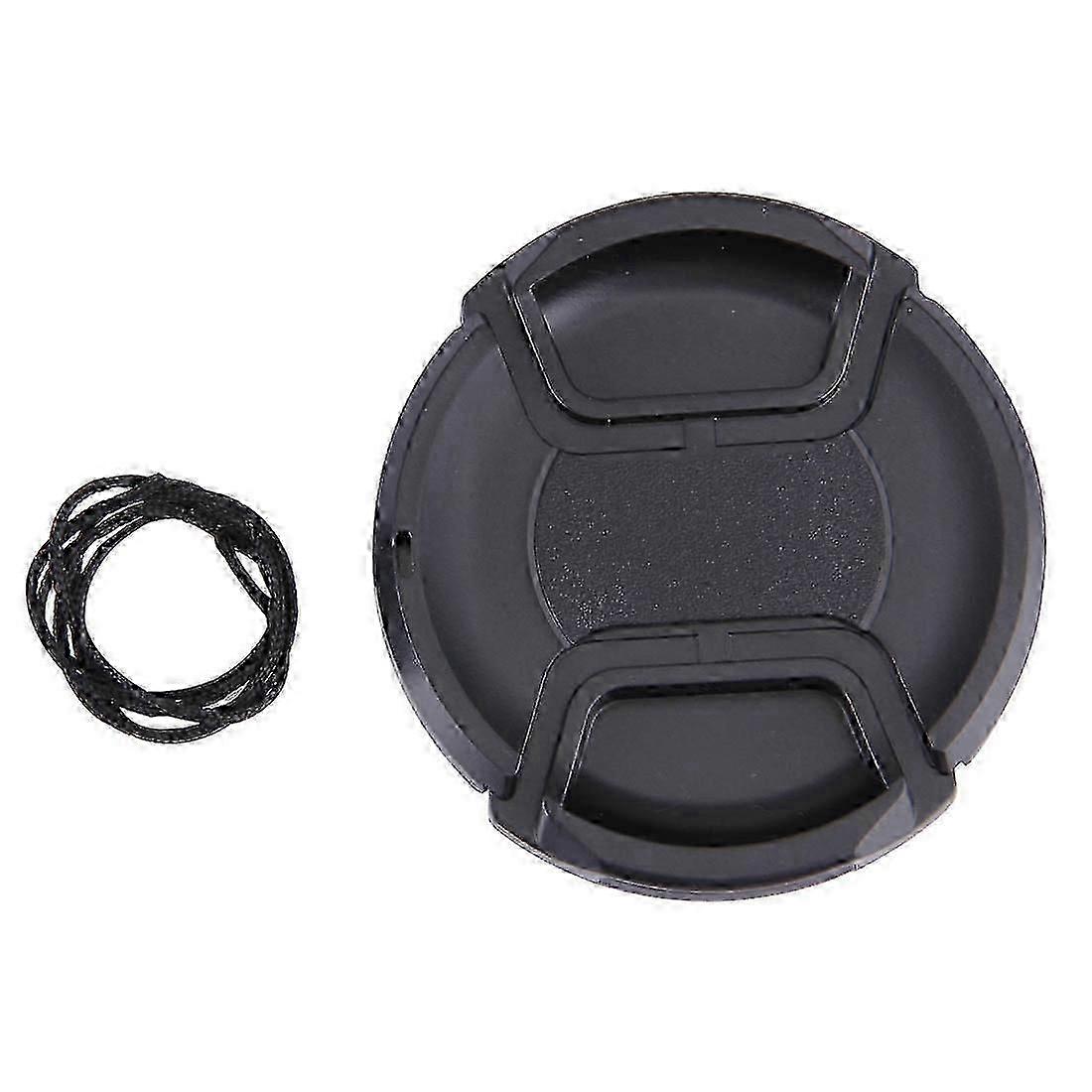 67mm Center Pinch Camera Lens Cap(Black)