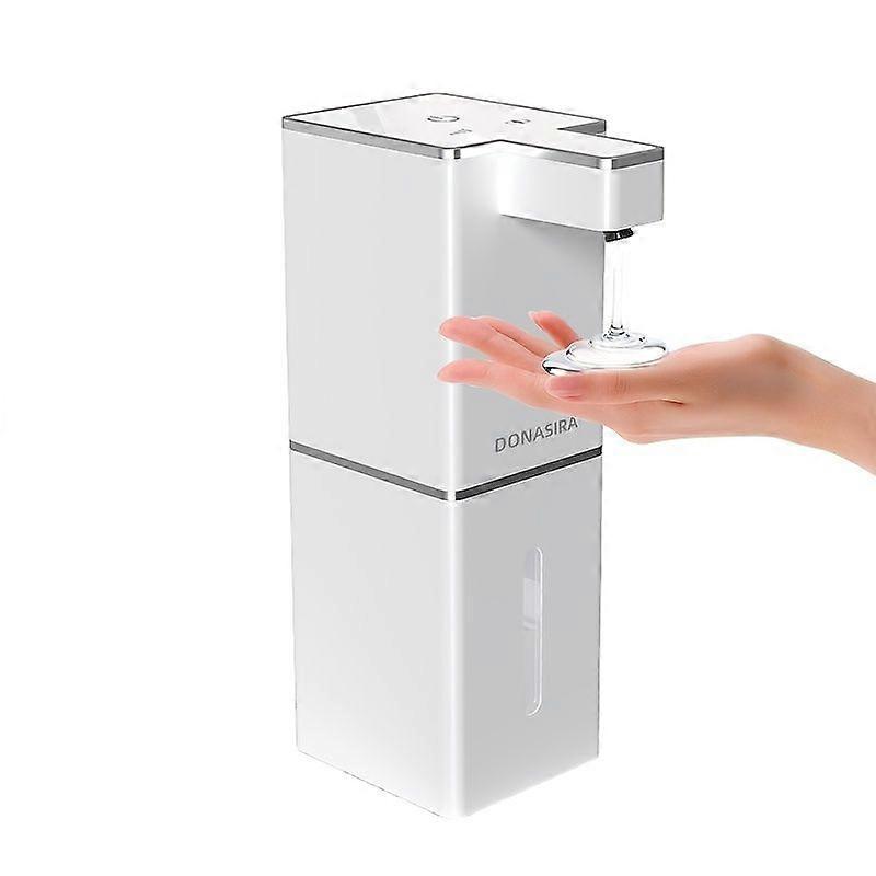 Automatic Touchless Hand Liquid Dispenser, Rechargeable 380ml Wall-Mountable Sensor for Bathroom Kitchen Hotel