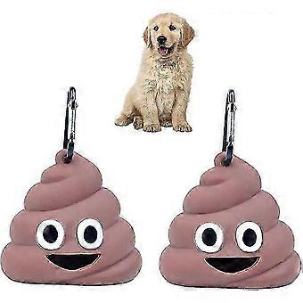 2-Pack Suportes para Sacos de Lixo de Cães com Dispensador para Fácil Limpeza