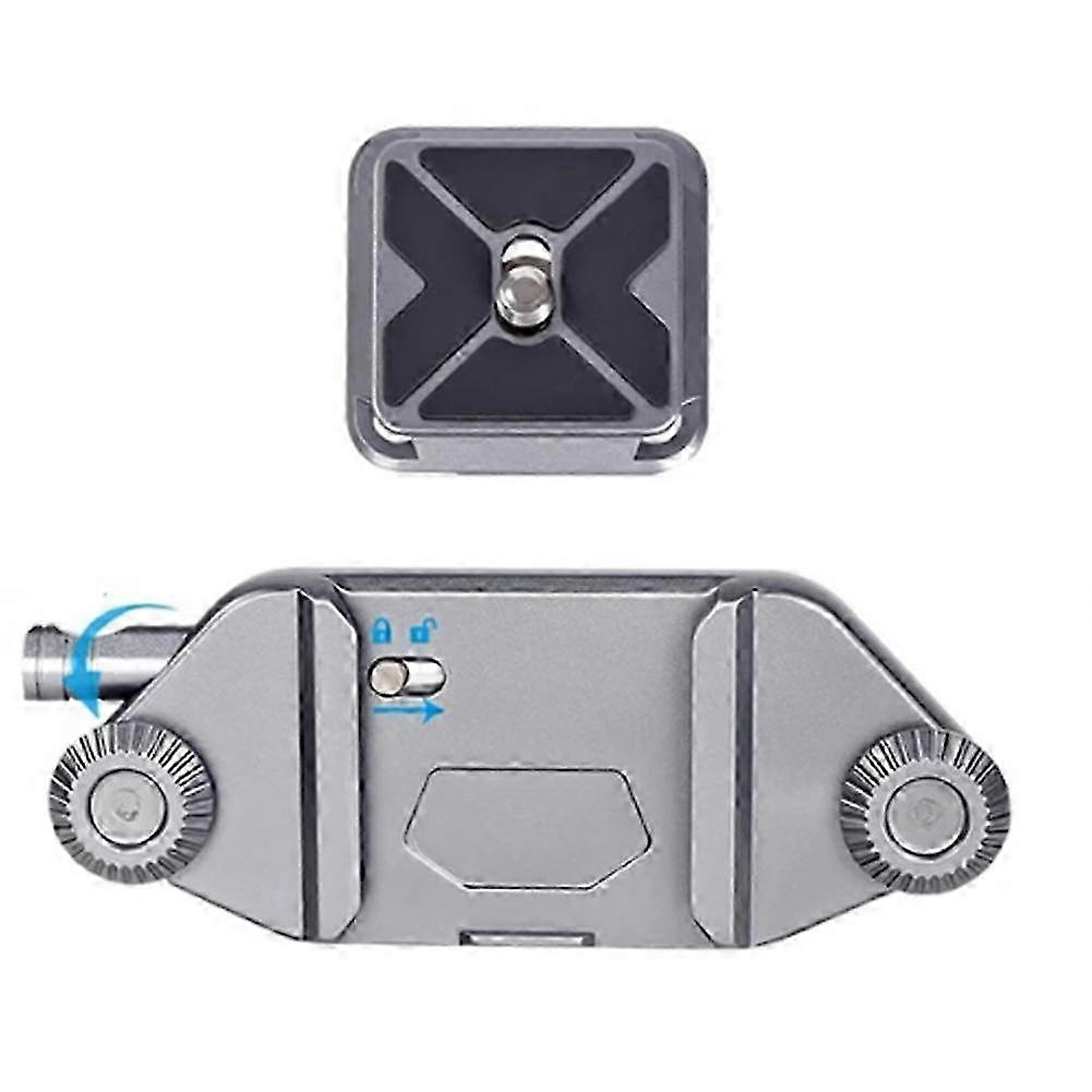 Quick Hanging Buckle Micro-Single Accessories Fast-Loading Hand Movement Quick-Release Mount(Grey)