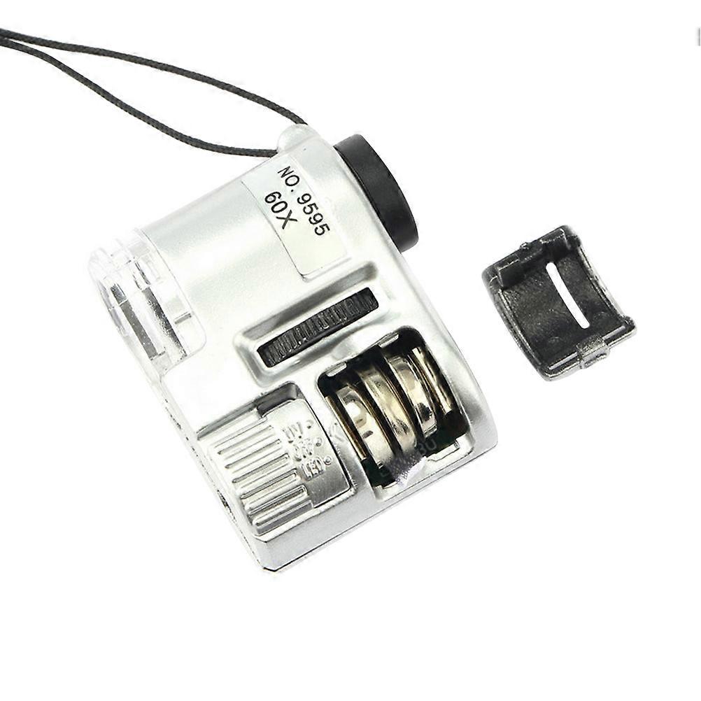 60 X Microscope Adults Mini-telescope 60x Handheld Microscope Miniature Microscope
