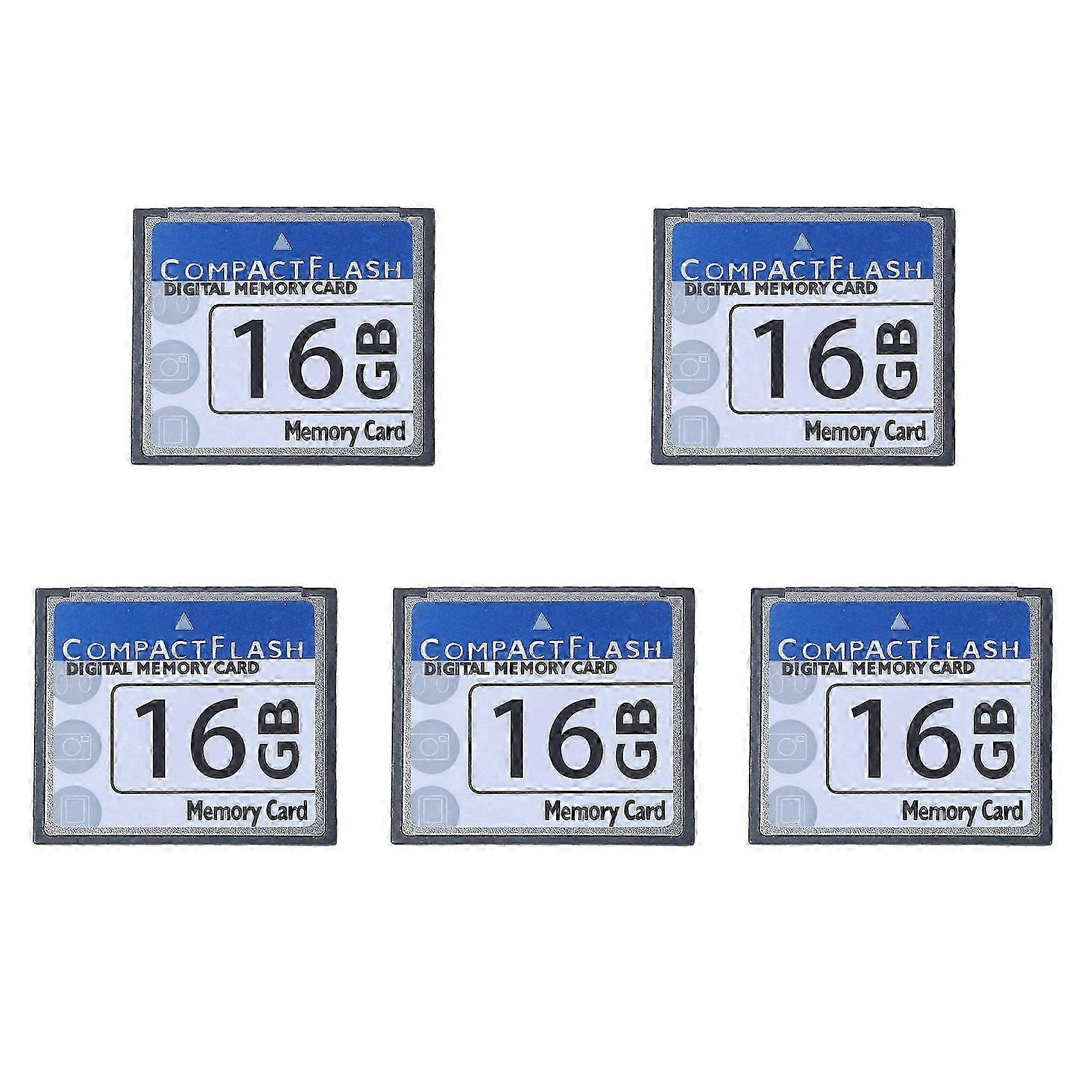 5X Professional 16GB Compact Flash Memory Card(White&Blue)