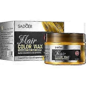 Cera para teñir el cabello, cera temporal para teñir el cabello, cera para teñir el cabello, cera para peinar el cabello con barro, tinte temporal para el cabello (120 g)
