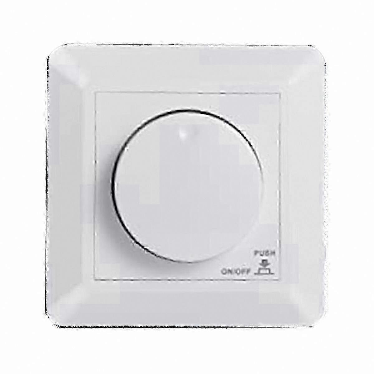 Dimmer Switch for LED & Halogen, 5-300W Phase Control Flush-Mounted Light Dimmer