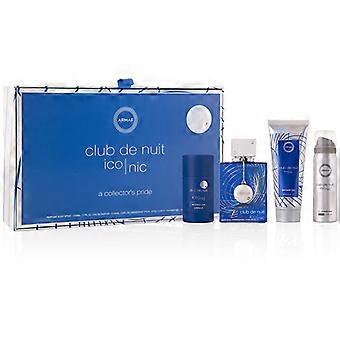 Club De Nuit Blue Iconic Gavesæt EDP 105 ml, deostick 75 g, deospray 50 ml og showergel 100 ml 105 ml