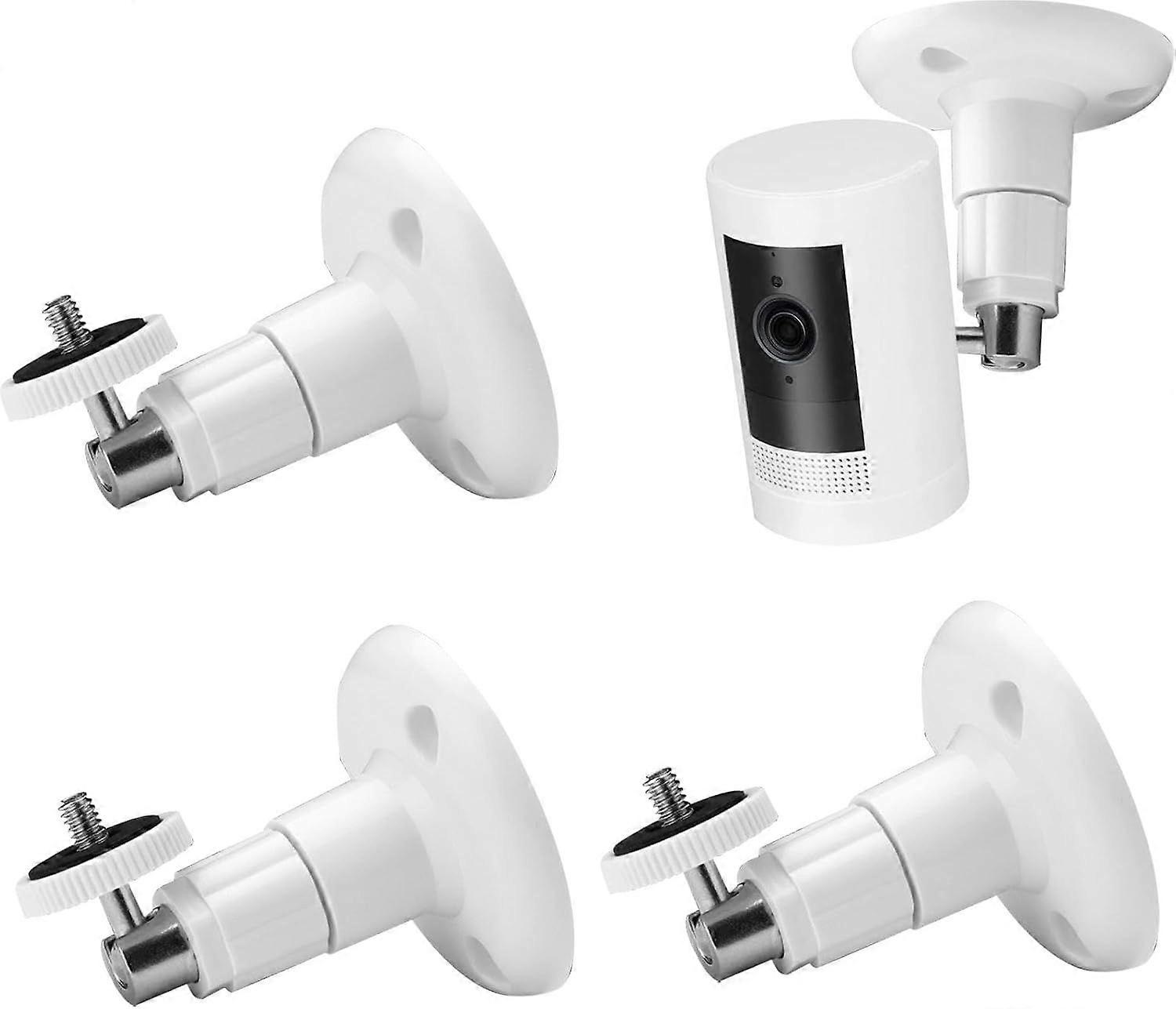 3 Pack 360 Adjustable Camera Wall Mount Brackets for Indoor Outdoor Use