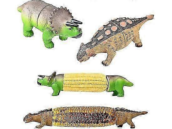 Reusable Dino Corn Holders
