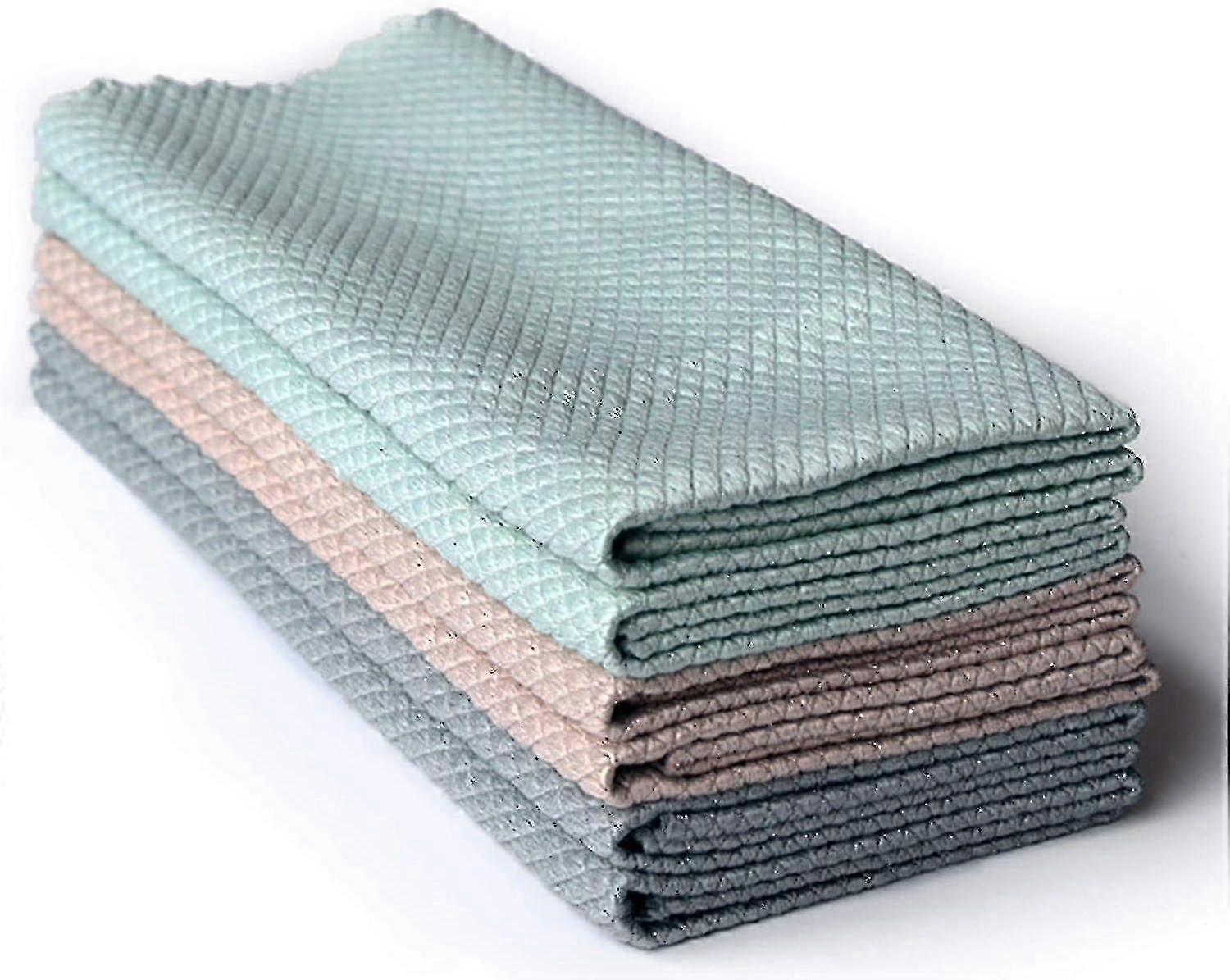 Versatile Soft Microfiber Cloth Set 6 pcs