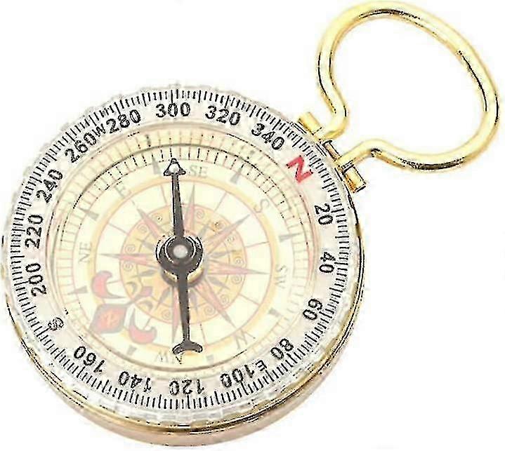Brass Outdoor Navigation Compass With Glow Dial