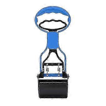 Portable Poop Scooper Clip for Dogs & Cats - Indoor Outdoor Pet Waste Cleaning Tool (Blue) COX