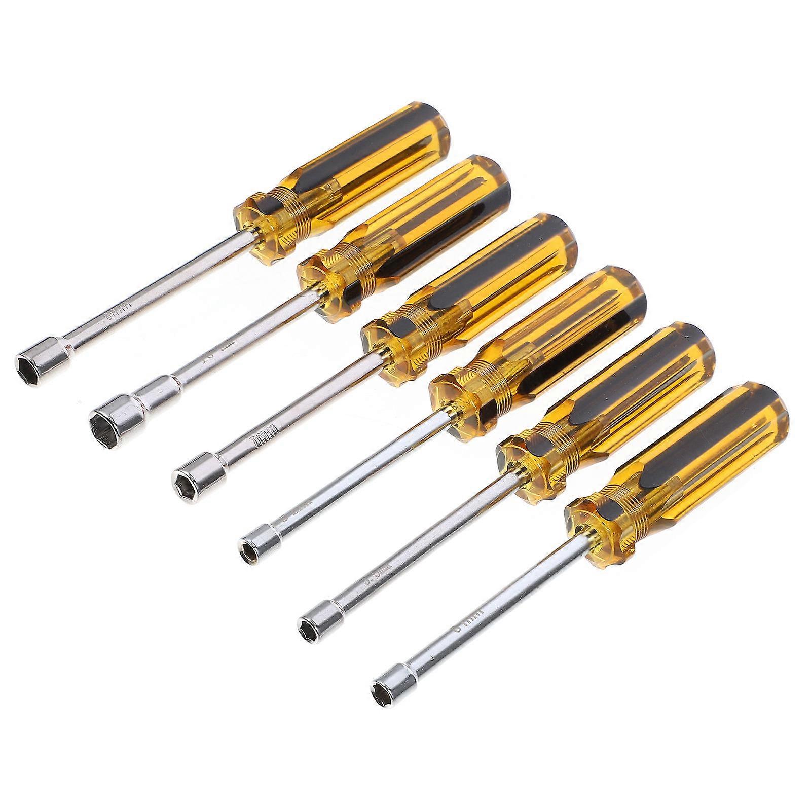 Sixpcs Steel Nut Driver Set for Rc Helicopter with Multi Color for Disassembling