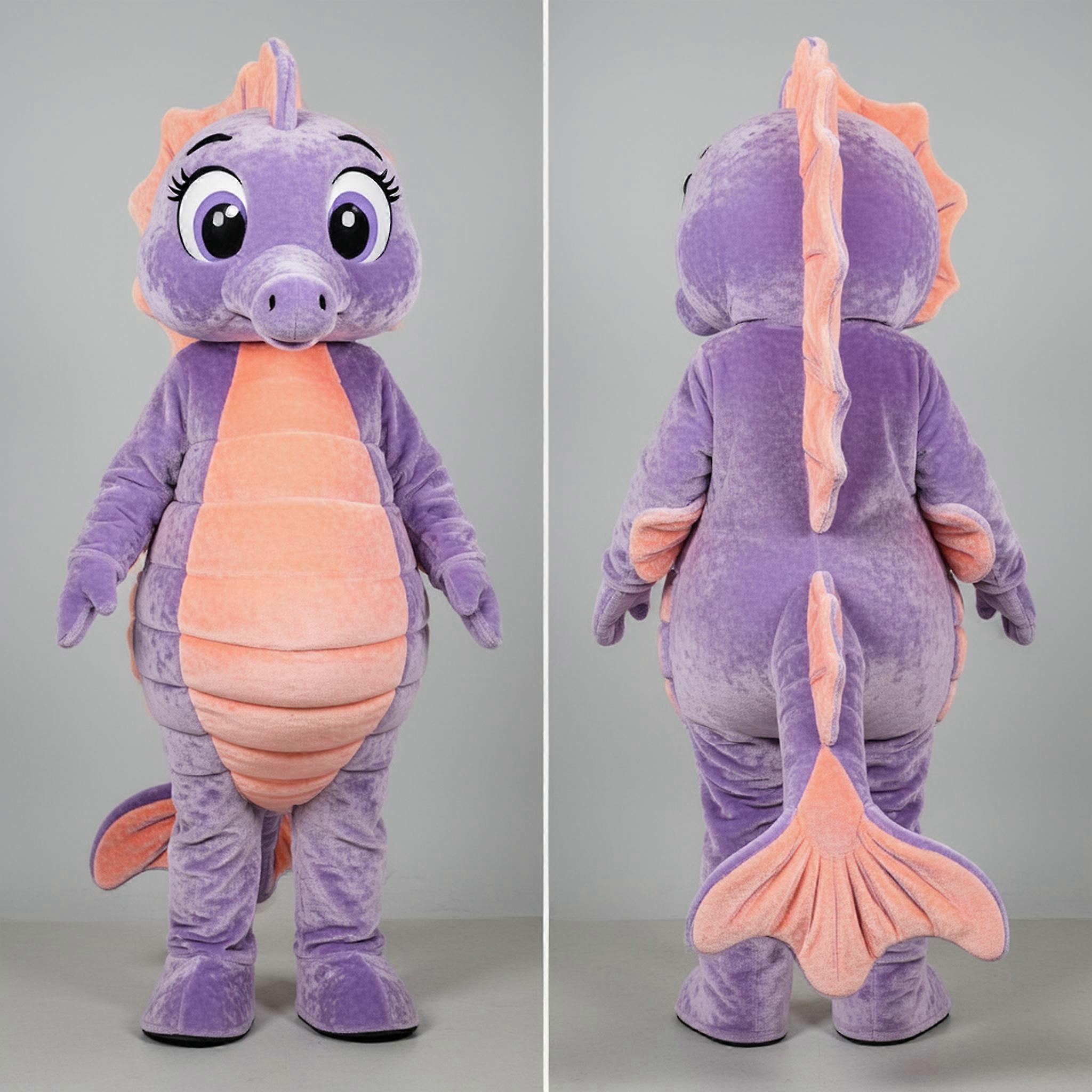 MASTICOT Lavender Plush Buoyant Salmon Mascot