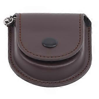 1 unidad de estuche para guardar relojes de bolsillo, bolsa de almacenamiento, estuche protector clásico retro de cuero PU