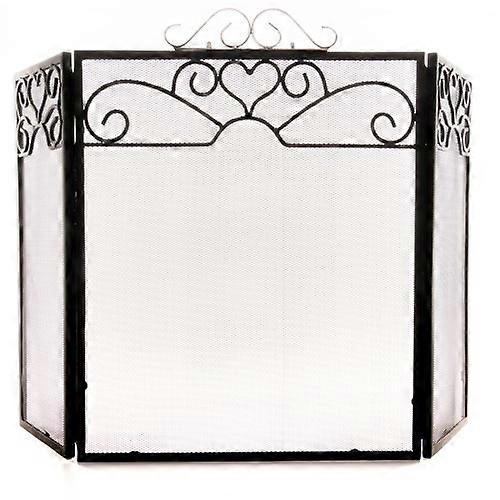 Hill Interiors Chrome Topped Fire Screen