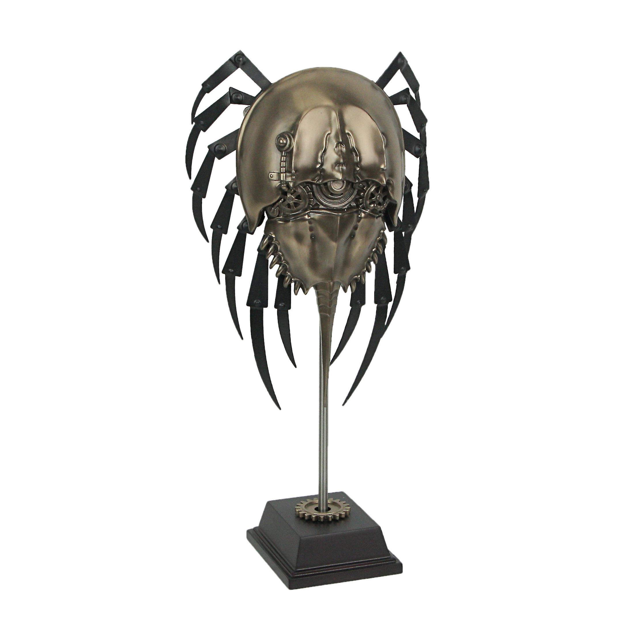 12 Inch Bronzed Finish Steampunk Horseshoe Crab Sculpture Decorative Home Decor