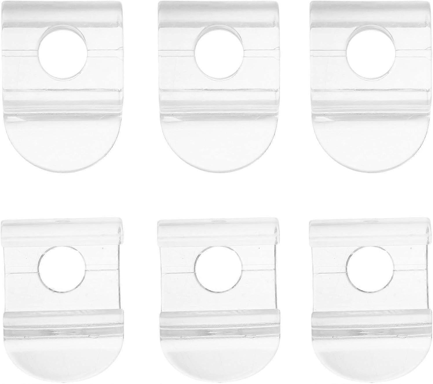 8 Pcs Window Blind Clips Pom Plastic Holders for Shades