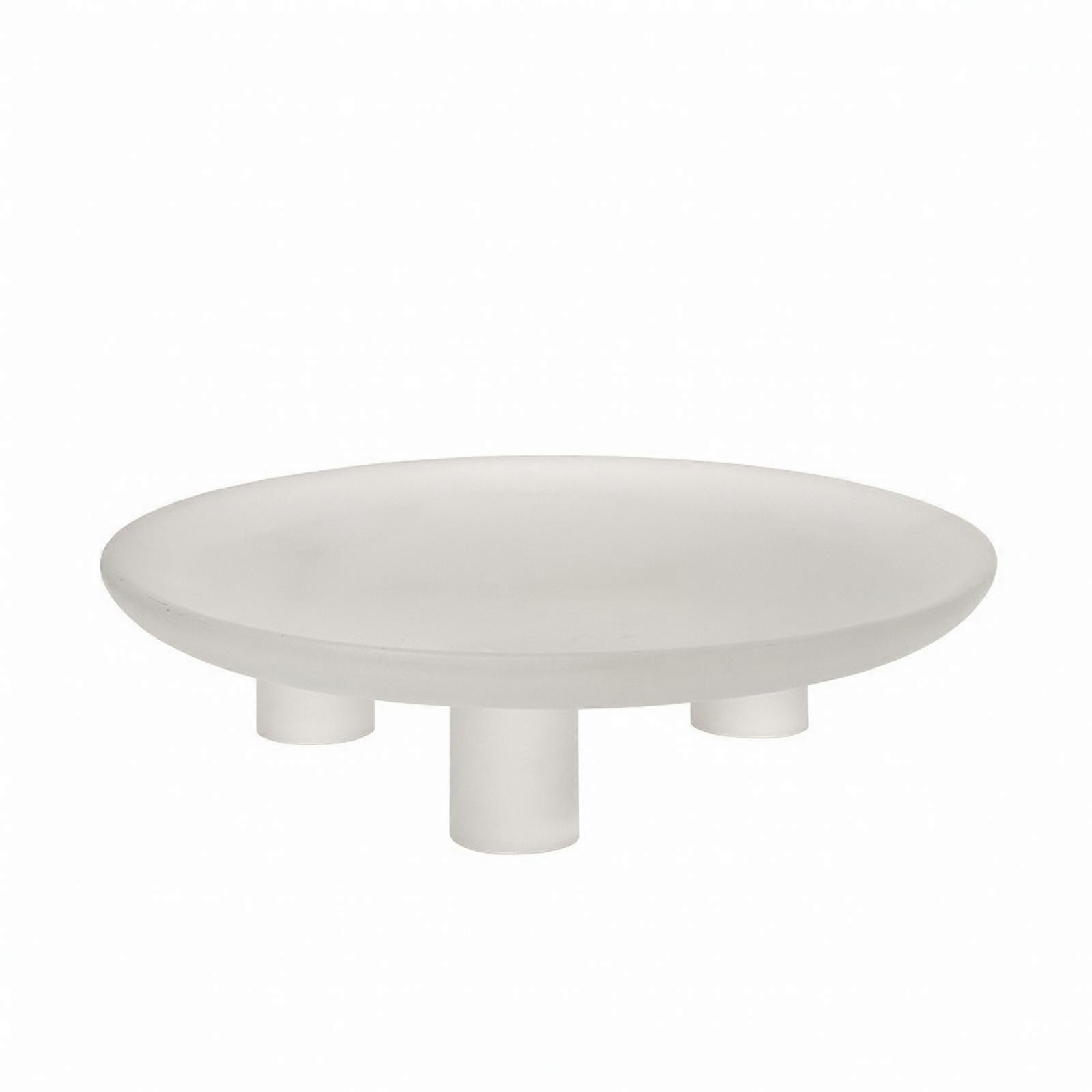 Resin Fruit Dish Modern Elevated Decorative Fruit Tray Stable for Study Shelf