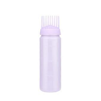 Hair Dye Applicator Bottle with Root Comb Tip, Precise Root Application, Reusable Easy Clean Styling Tool (M)