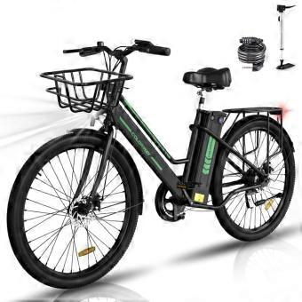 Electric Bike VAE COLORWAY 26" Black - 250W Motor - Removable Lithium Battery 36V 12Ah + COLORWAY Front Basket
