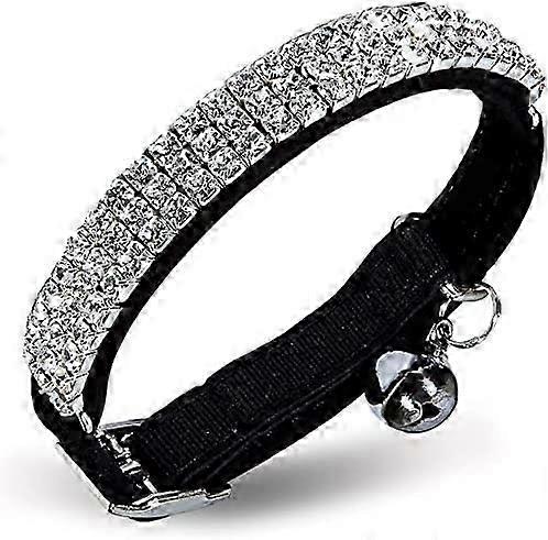 Soft Velvet Adjustable Cat Collar With Bell