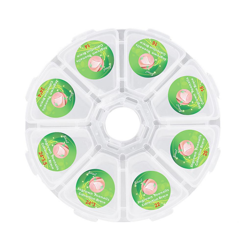 100pcs / 8 Size Ingrown Toenail Straightening Patch Toe Nail