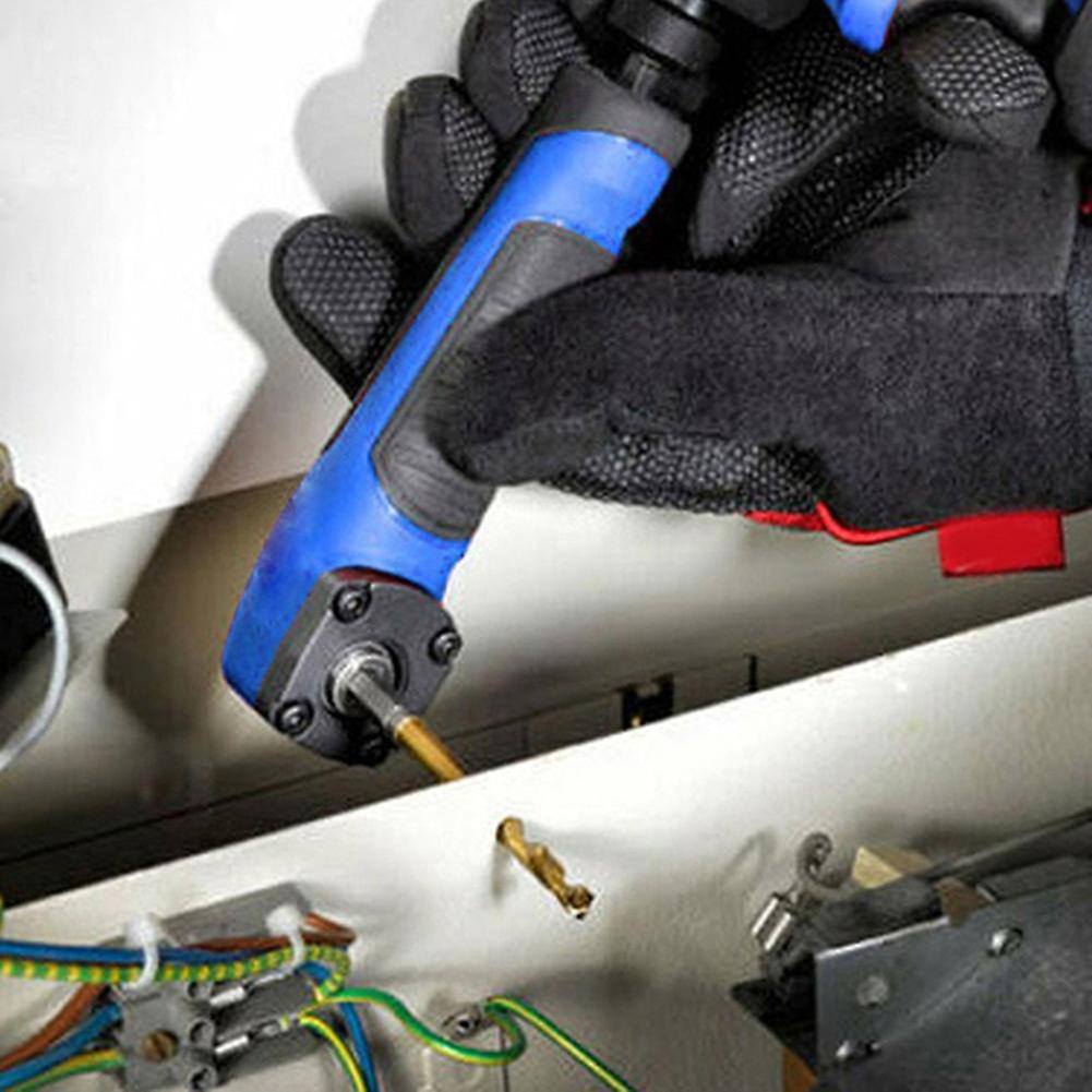 1/4 Inch Hex Wrench Drill Bit 90 Degree Right Angle Extension Driver Drilling Shank Screwdriver Socket Holder Powerful Corner